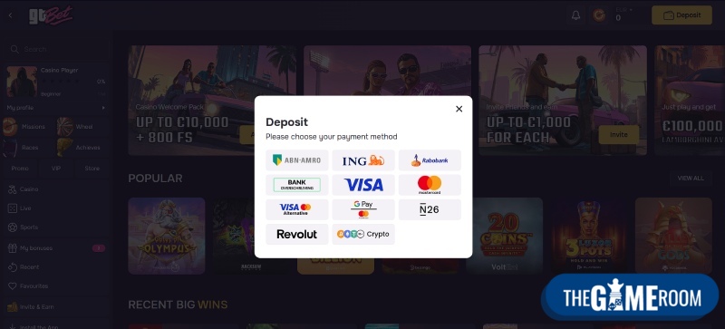 storting bij casino online